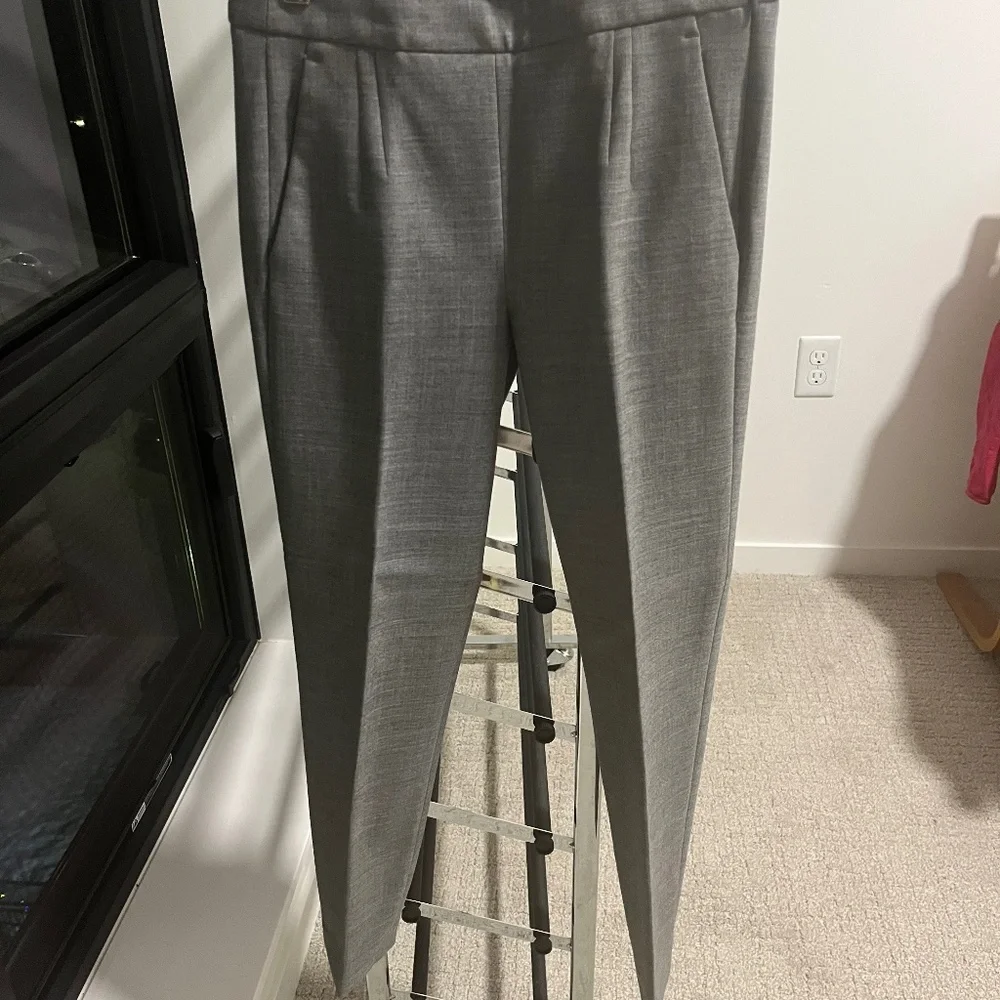Jcrew gray Martie pants 00p - Picture 1 of 5